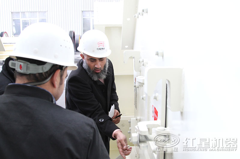 用戶來廠，實地考察反擊破設(shè)備